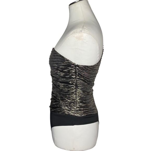H:ours Aysm Bodysuit in Silver & Black size XS - Picture 5 of 12